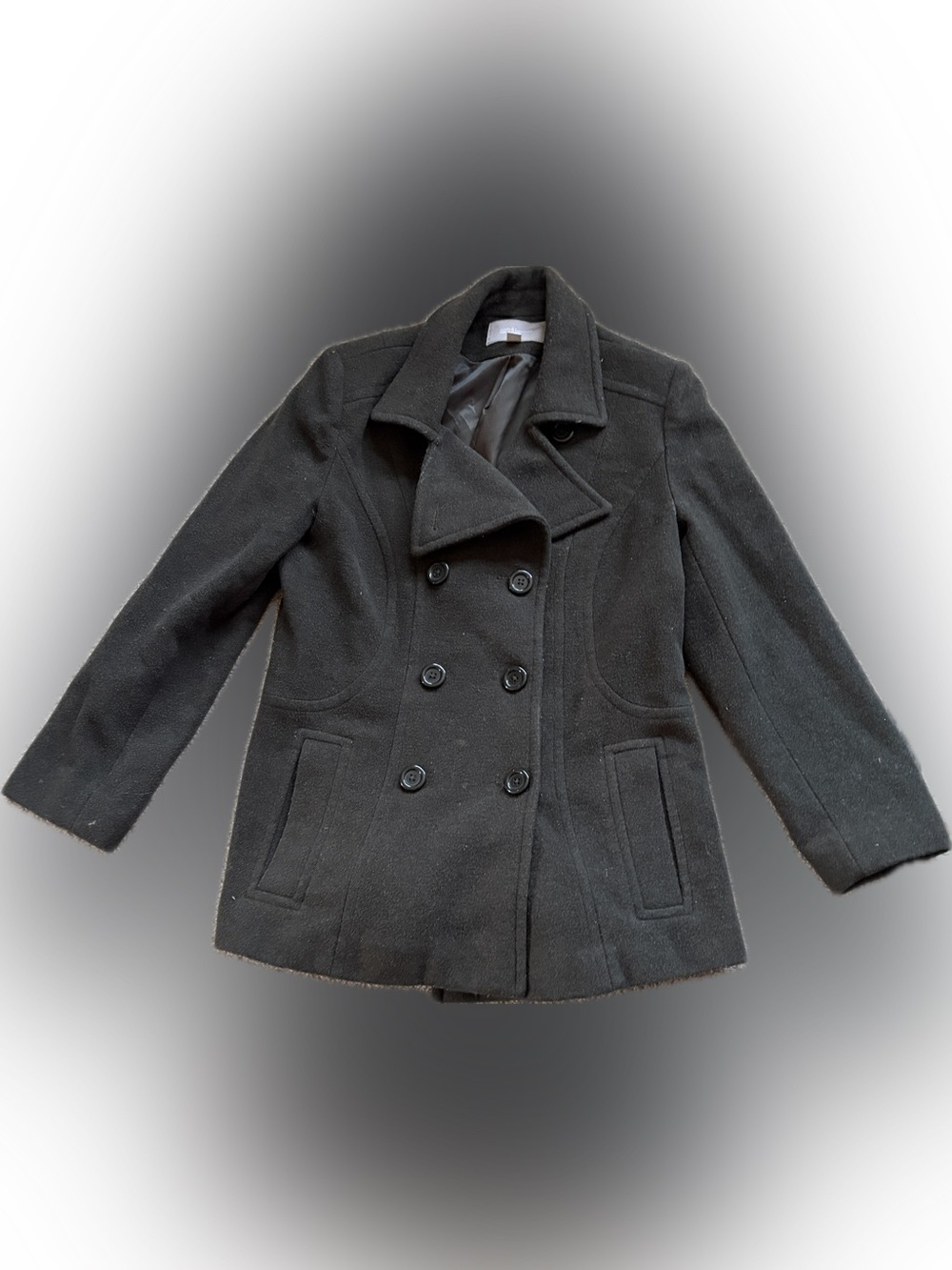 Classic Dark Green Wool Women's Peacoat